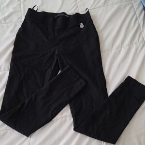 Tommy Hilfiger Black Waistband Trousers with Logo Tab